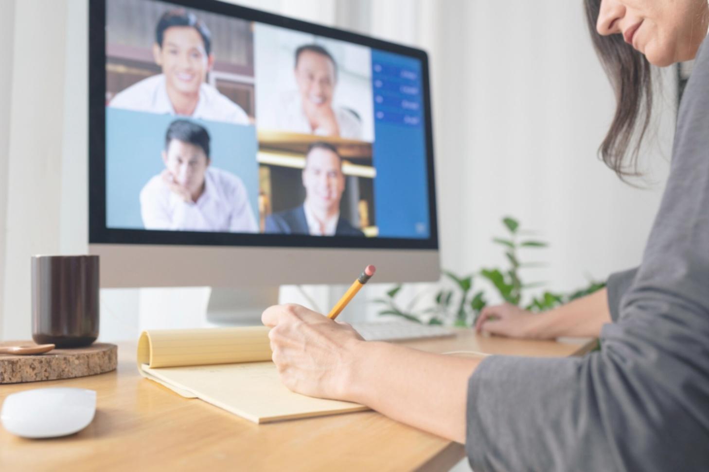 Professional reviewing financial documents and business processes